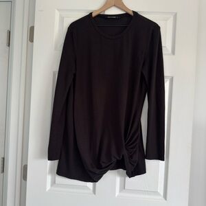 Toons women’s black long sleeve top size medium